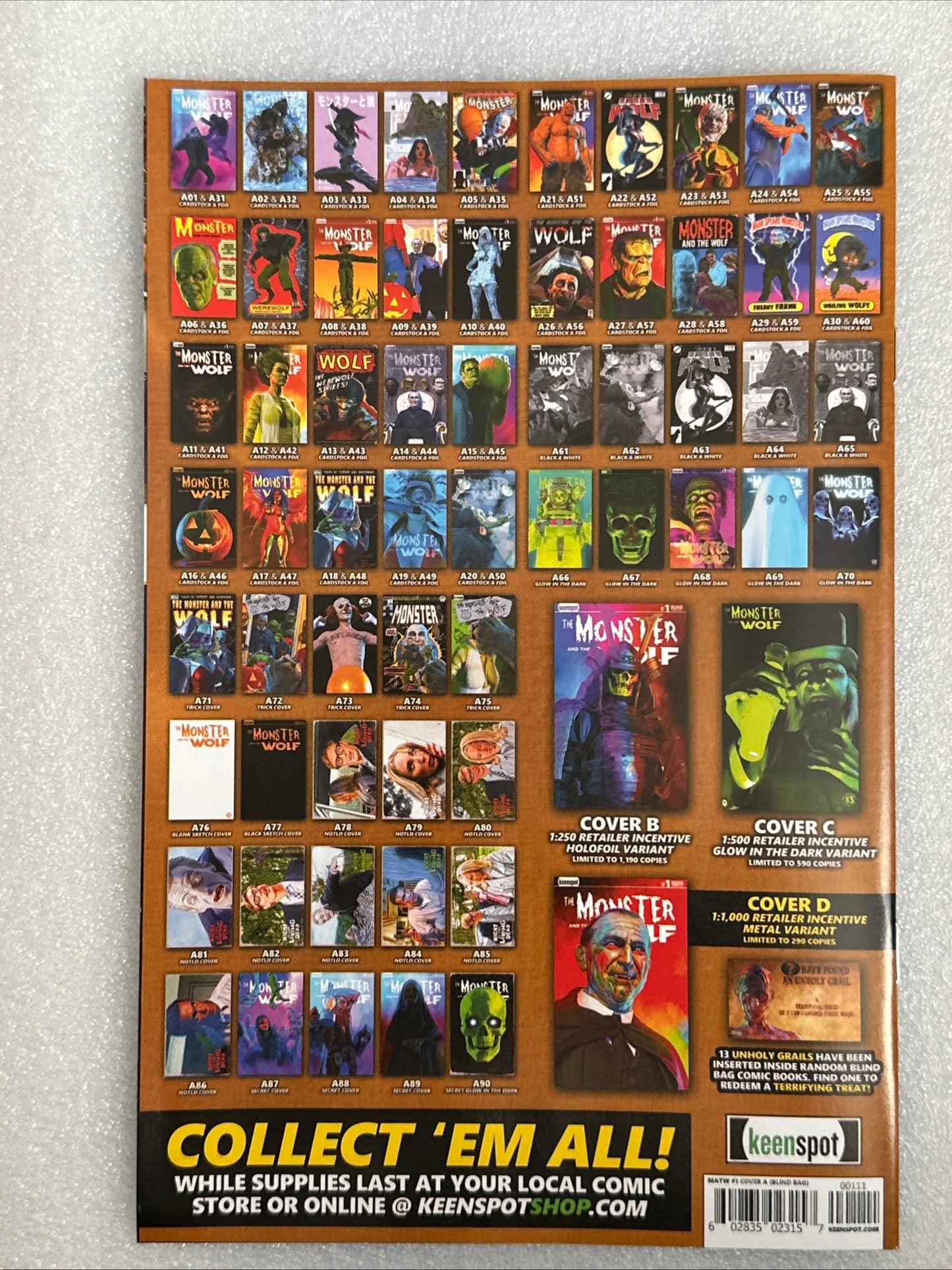 Mark Spears Monster and the Wolf #1 Cover A02 Cover