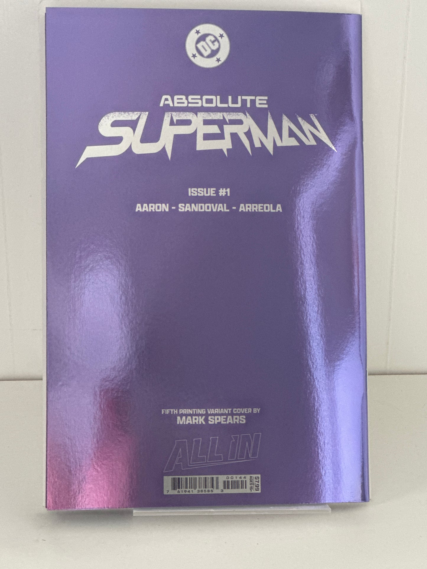 Absolute Superman #1 Foil Variant by Mark Spears DC 2025