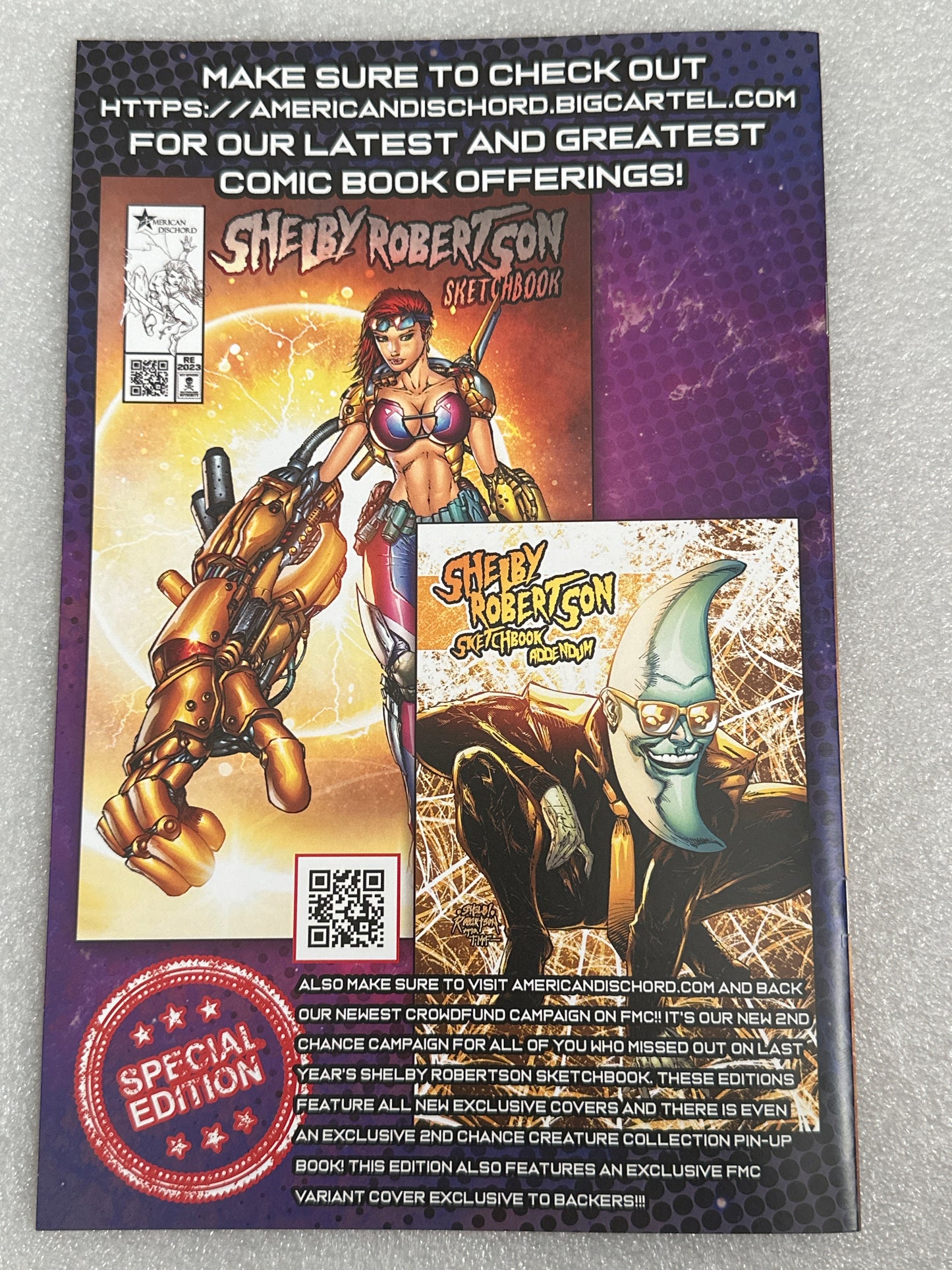 Shelby Robertson's Dark Shrine Scrapped Book Nope 00
