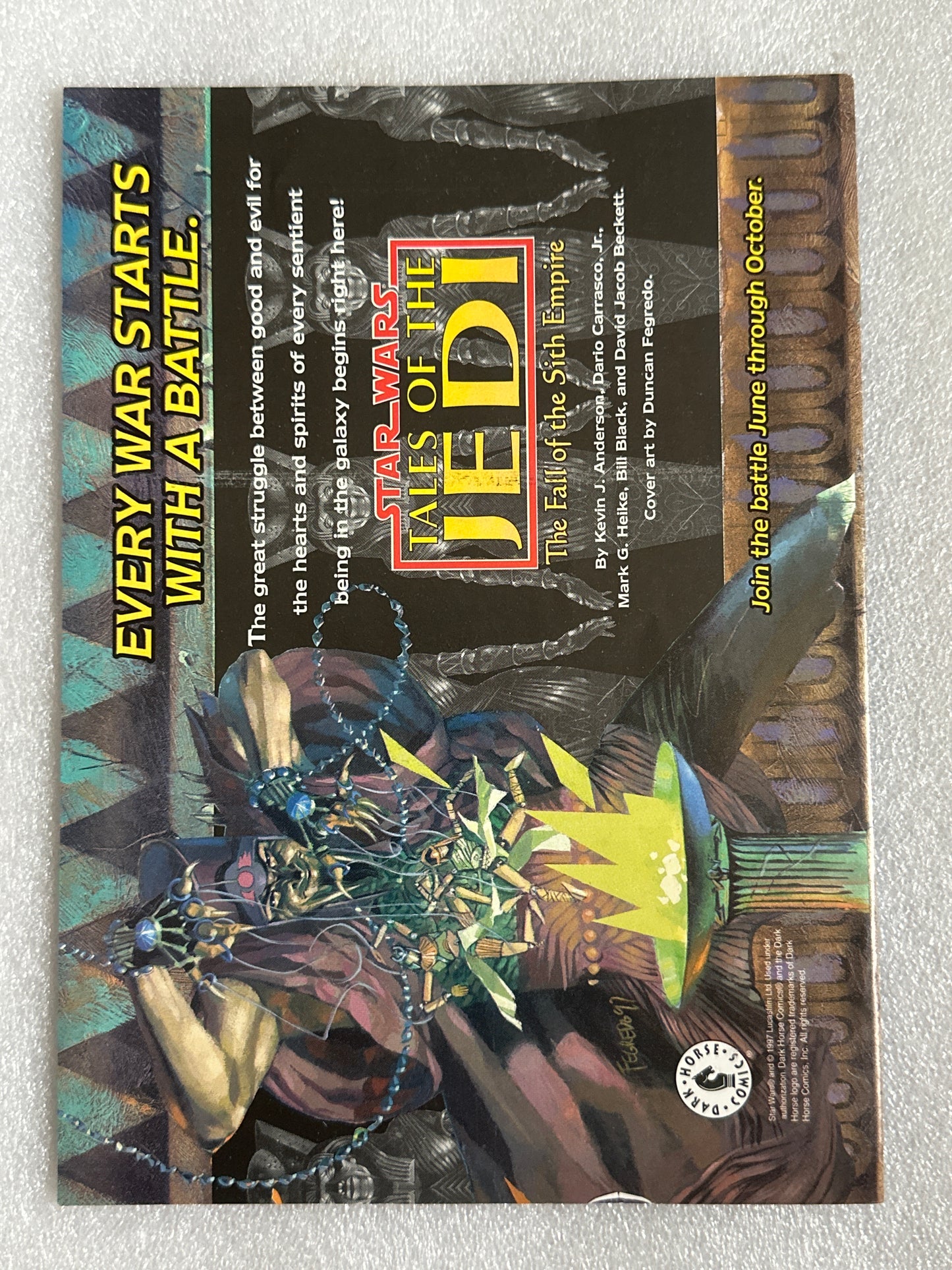 Star Wars #0 Exclusive Dark Horse 1997