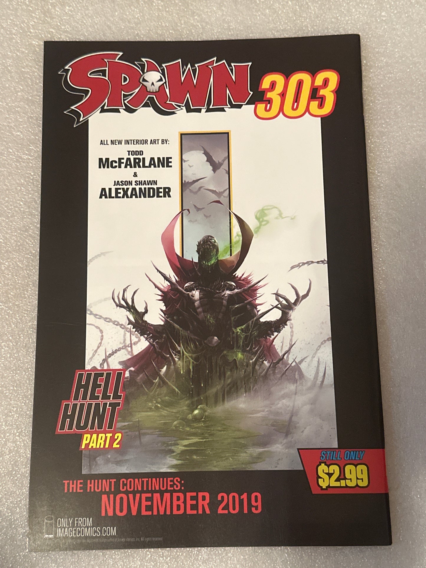 Spawn #300 Alamo Draft House Variant Image Comics 2019