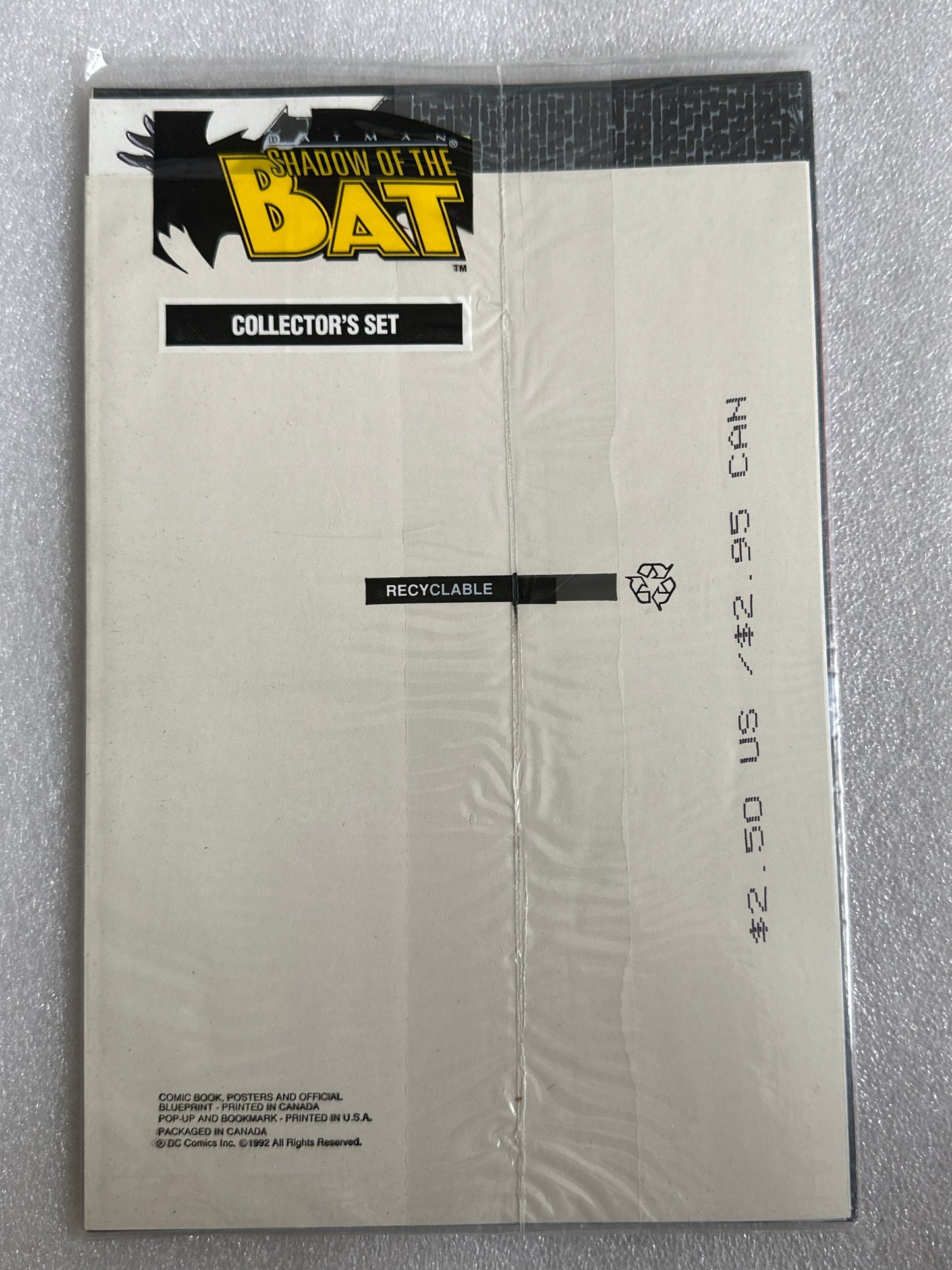 Batman Shadow of the Bat #1 Sealed w/poster DC 1992