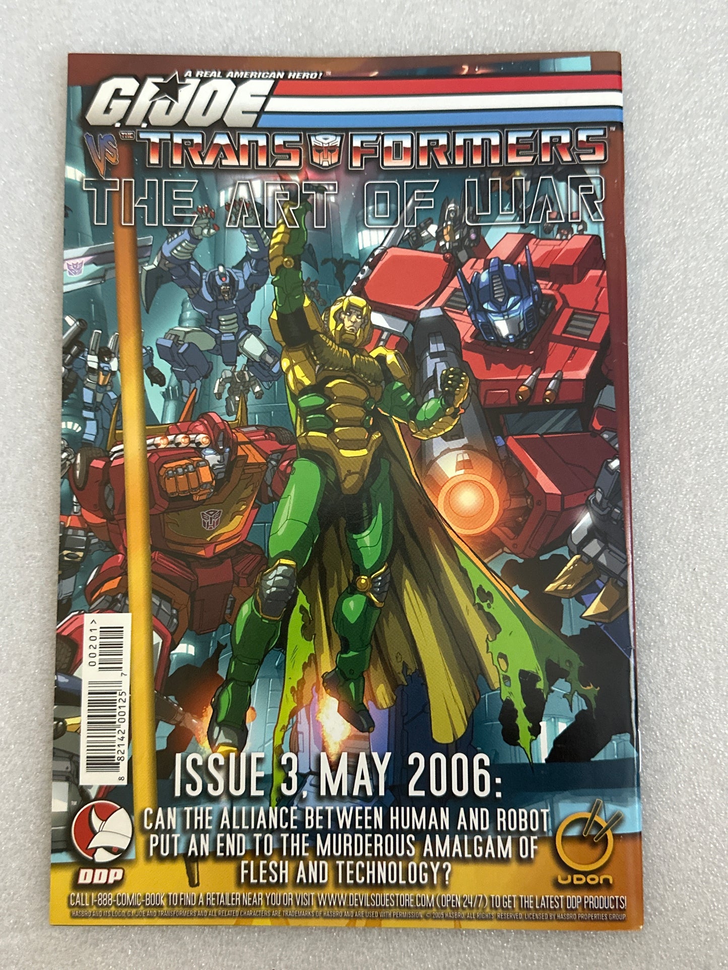 G.I. Joe vs Transformers The Art of War #2 Cover A DDP 2006