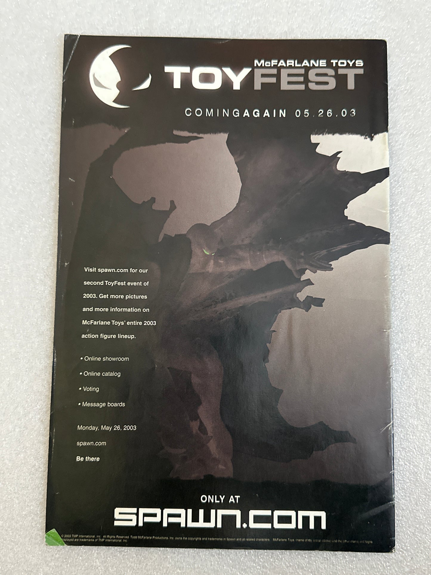 Spawn #124 Signed by McFarlane & Capulla Image 2003