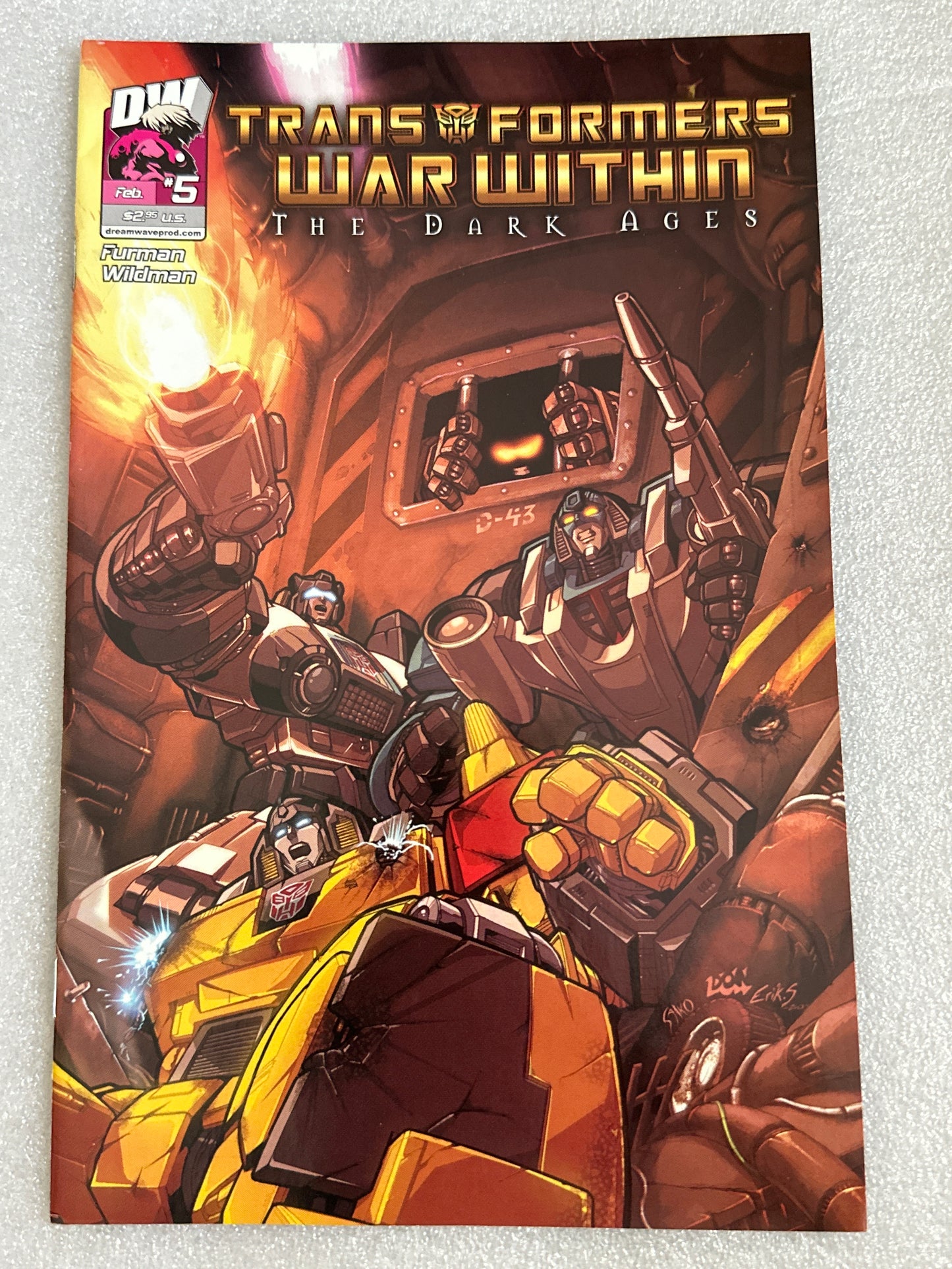 Transformers The War Within The Dark Ages #5 Vol 2 Dreamwave 2004