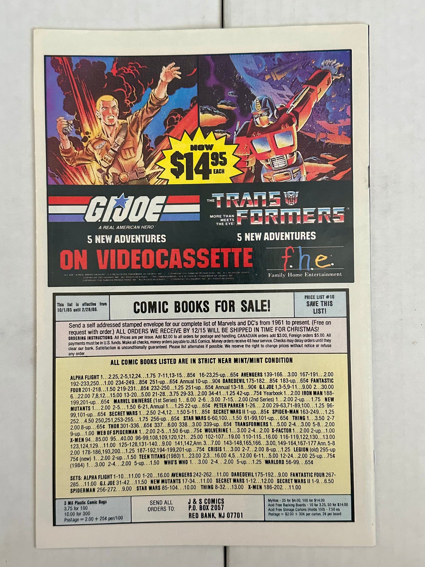 The Uncanny X-Men #202 Marvel 1986