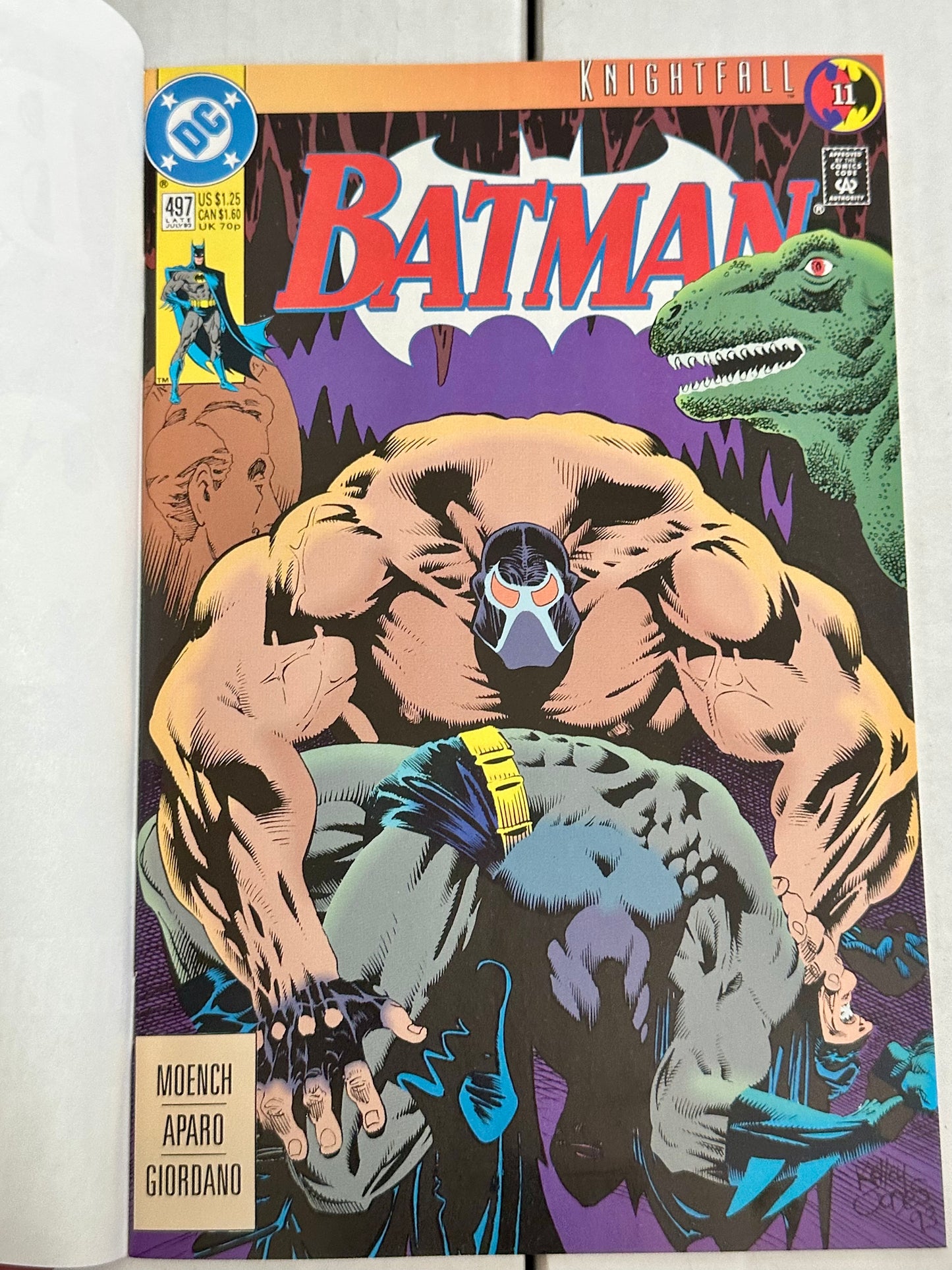 Batman 497 Direct flip cover DC 1993