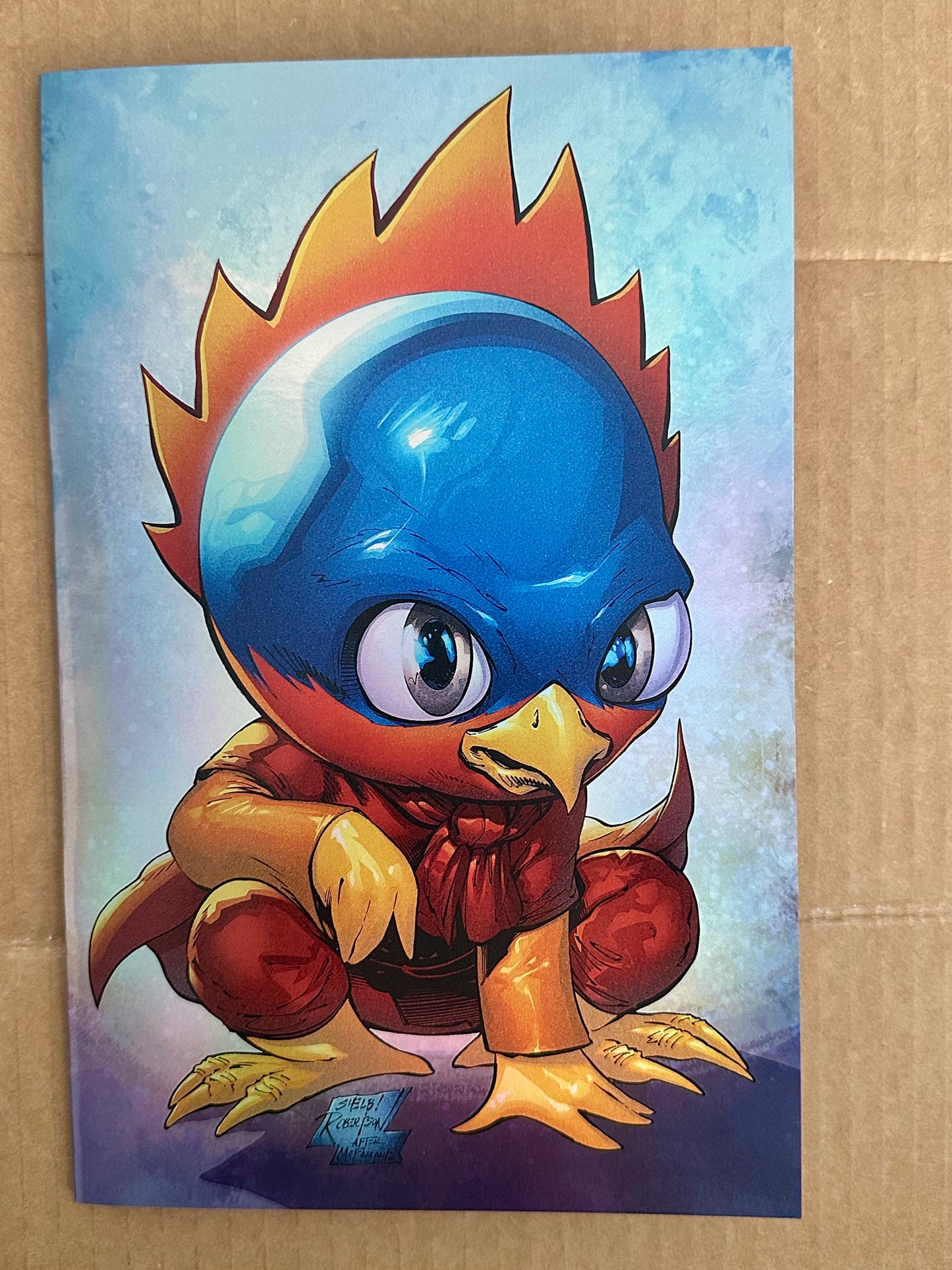 Crazy Chicken Comics Exclusive Fred A.Scare’s Creature Collection Flashback Edition Virgin Foil