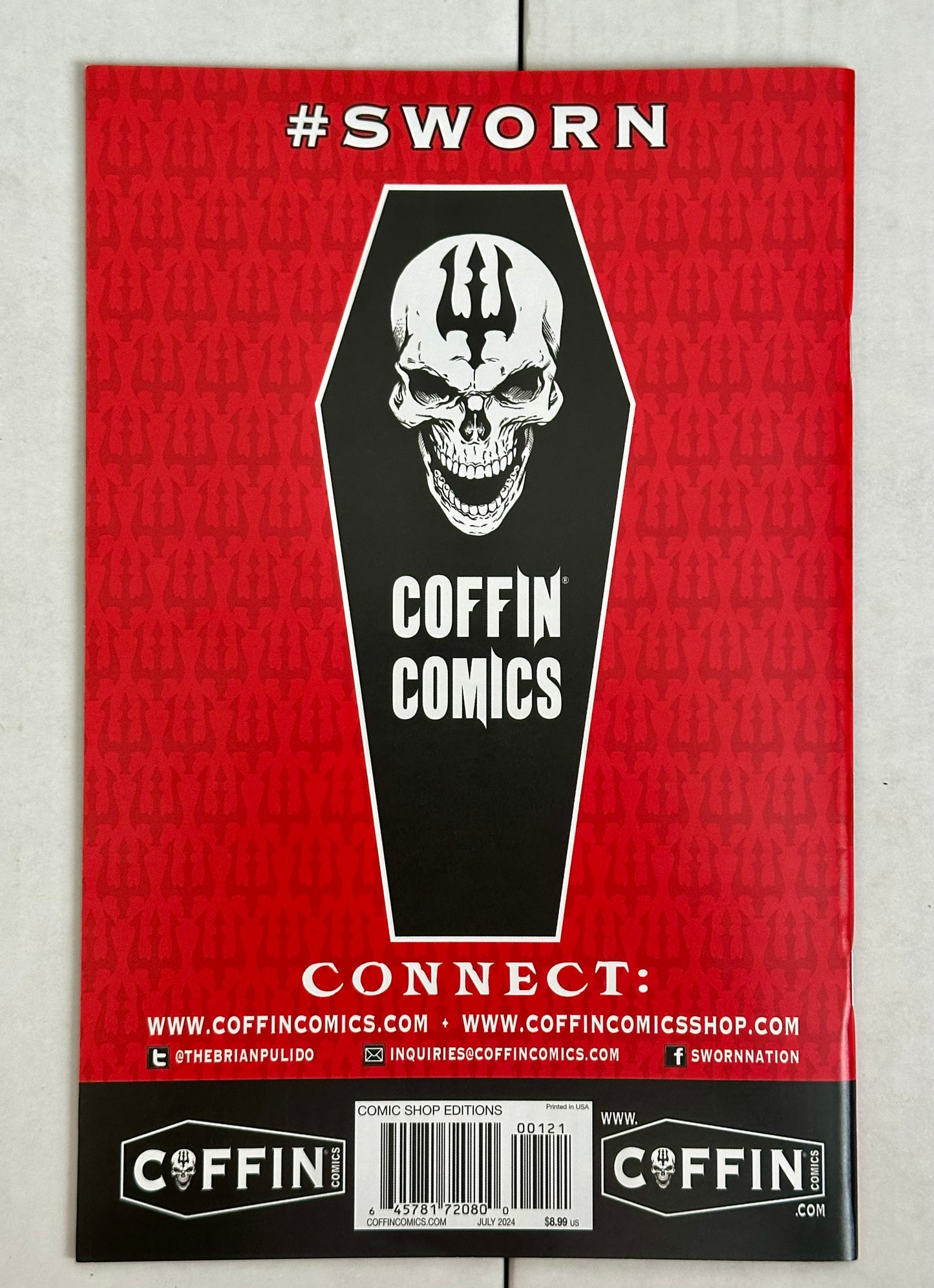 Lady Satanus: Sinister Urge #1 Firewalk Edition Coffin Comics 2024