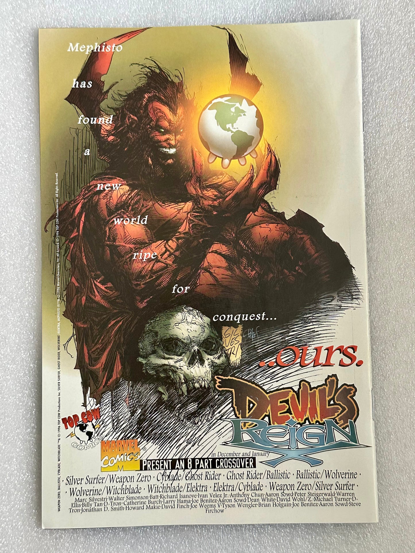 Witchblade #10 Turner Cover Image 1996