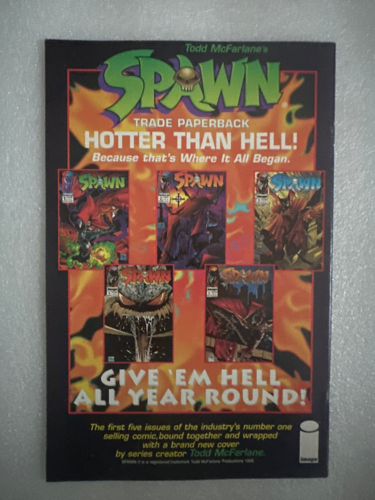 Spawn Blood Feud #1 Newsstand Image 1995