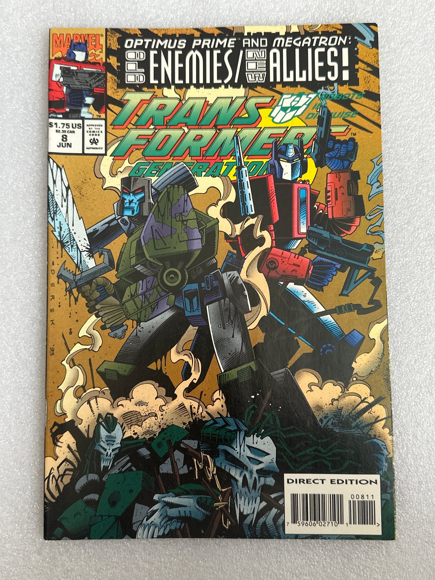 Transformers Generation 2 #8 Marvel 1994