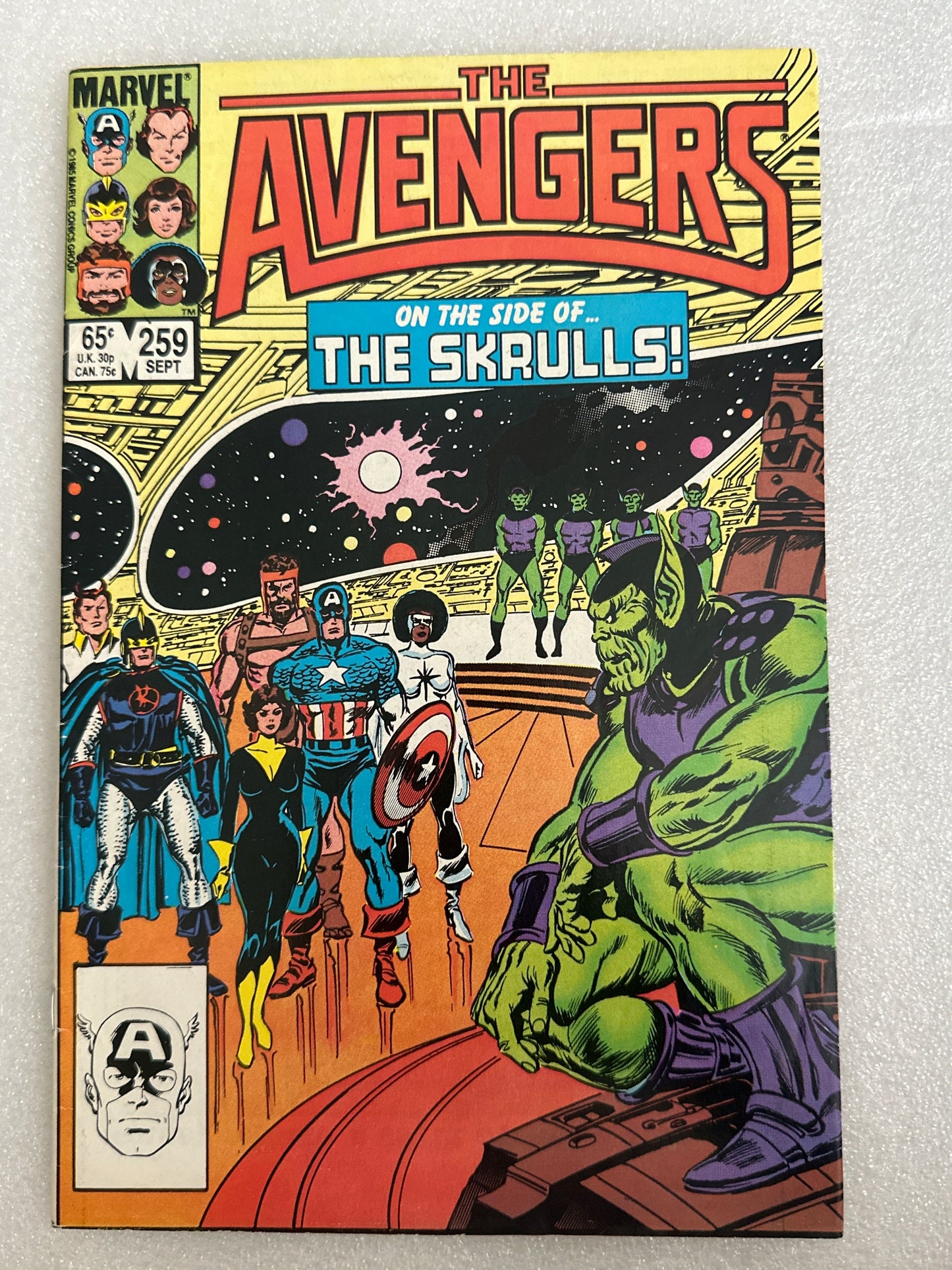 Avengers 259 Marvel 1985