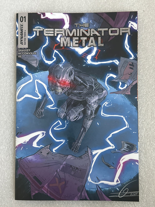 The Terminator Metal #1 Variant Dynamite 2025