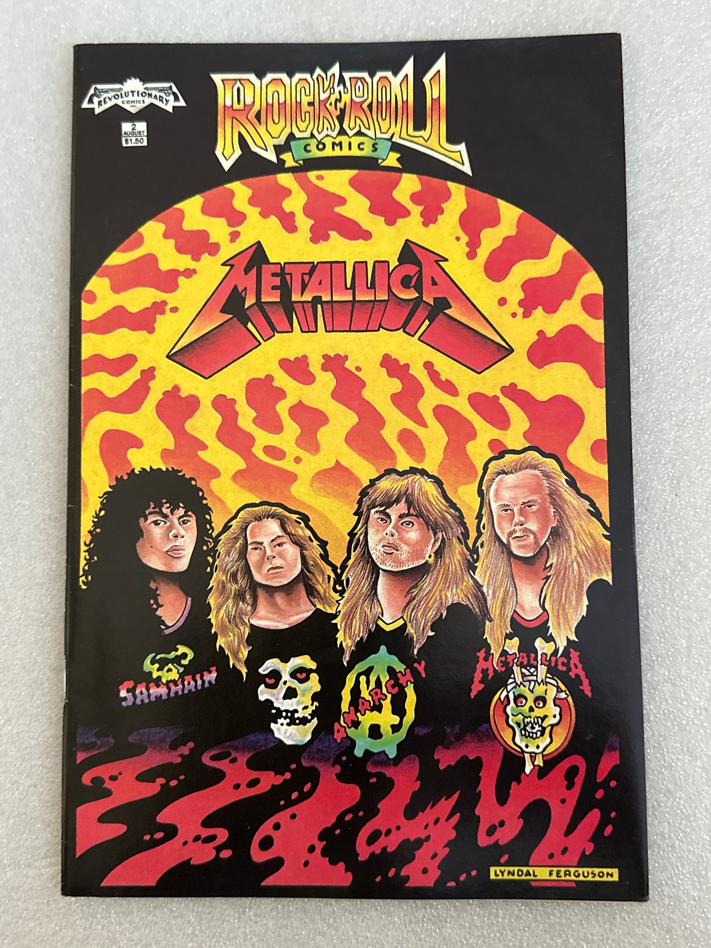 Rock N' Roll Comics #2 Metallica Revolutionary Comics 1989