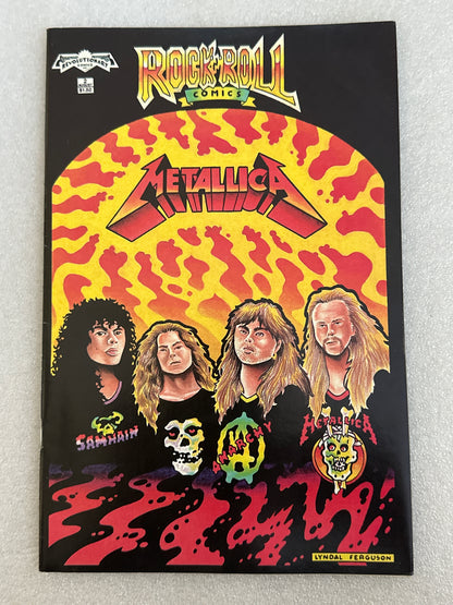 Rock N' Roll Comics #2 Metallica Revolutionary Comics 1989
