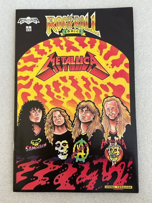 Rock N' Roll Comics #2 Metallica Revolutionary Comics 1989