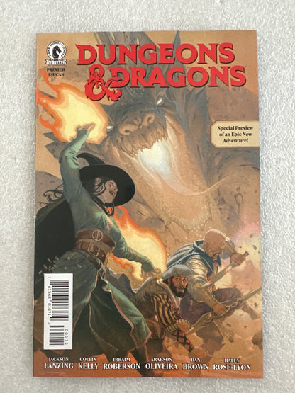 Dungeons & Dragons Preview Ashcan Dark Horse 2026