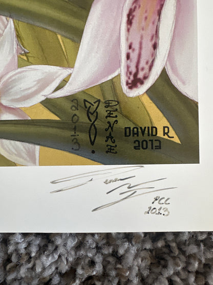 Orchid Fairy Print by David R. signed PCC 2013