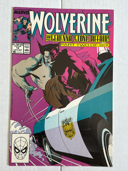 Wolverine #12 First Series Marvel 1989