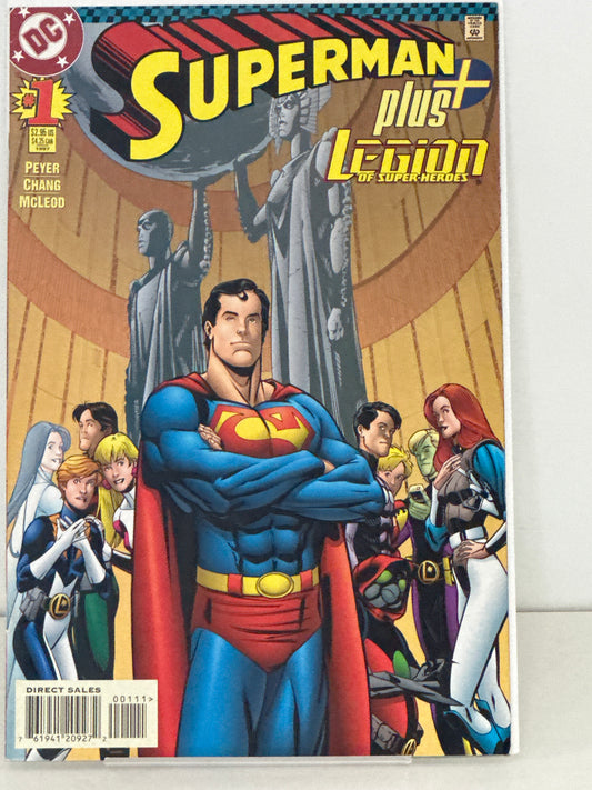 Superman Plus Legion of Superheroes #1 DC 1997