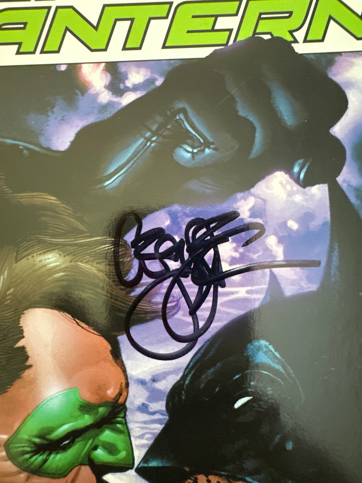 Green Lantern #9 VS Batman Signed by Geoff Johns DC 2006