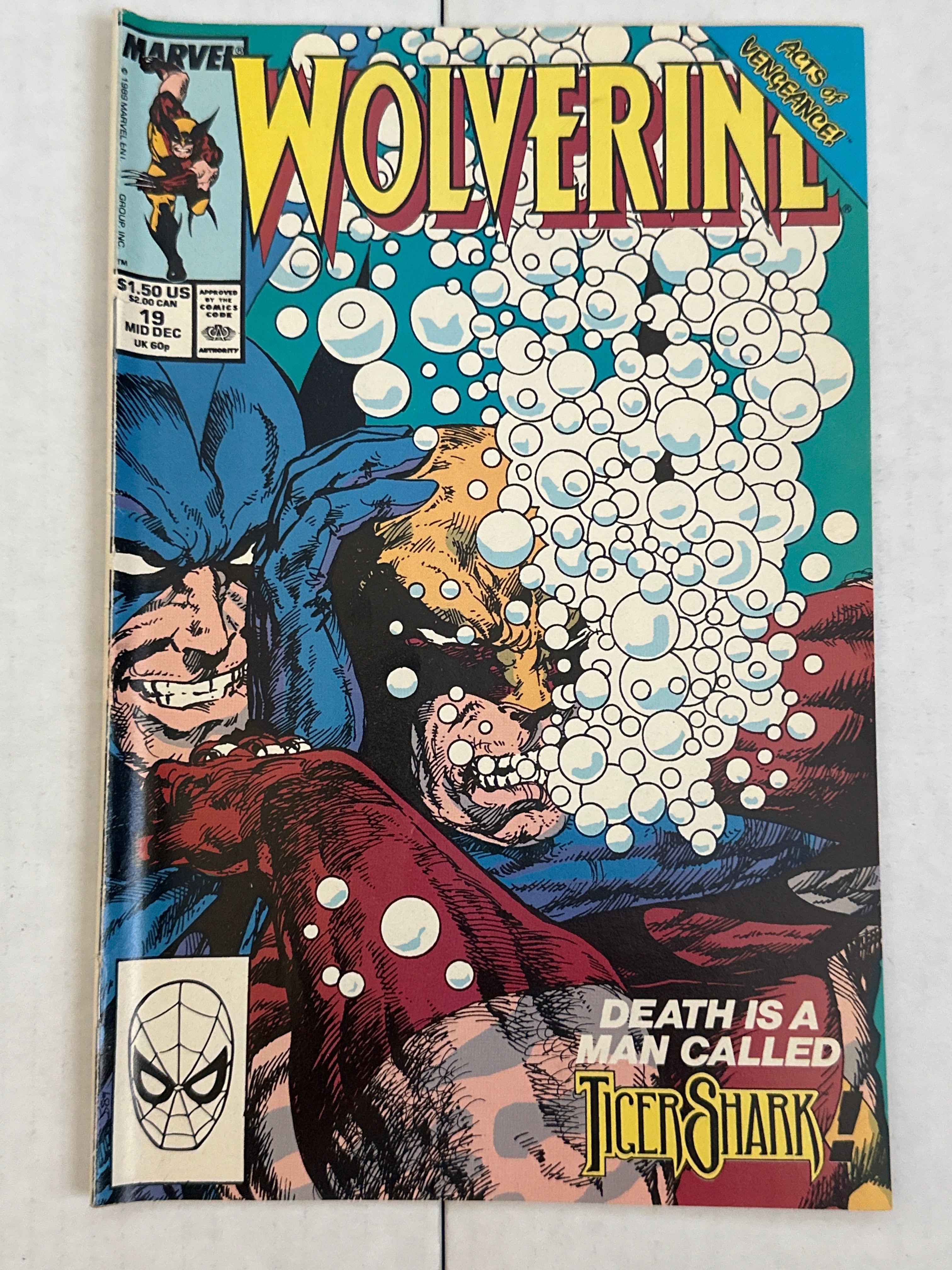 Wolverine #19 First Series Marvel 1989 – Crazy Chicken Comics and ...