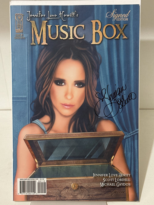 Jennifer Love Hewitt’s Music Box #1 comic signed RI Edition