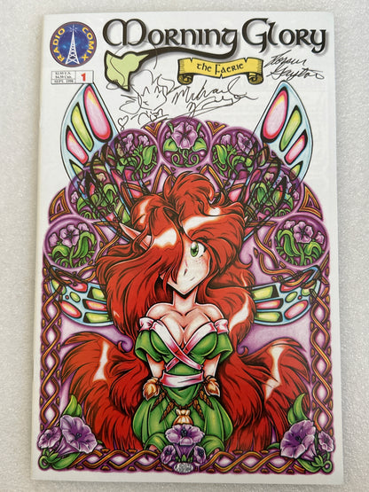 Morning Glory The Farie #1 Double Signed w/Remark Radio Comix 1998