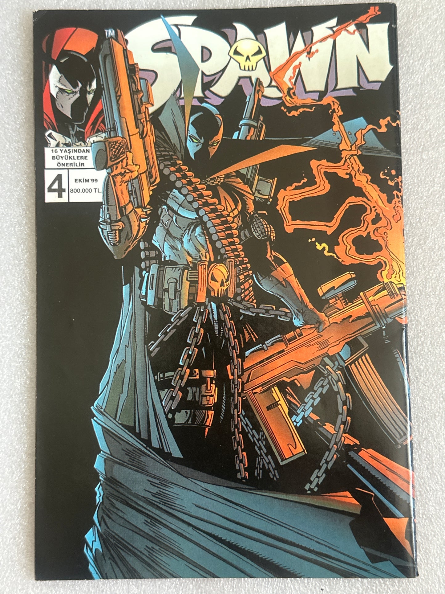 Spawn #4 (8) Turkey Variant Arka Bahce Yayincilik (Image) 1993