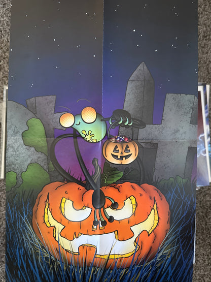 Inscrutable Gunk #3 SM1 Homage Halloween Variant w/Poster One Little Voice