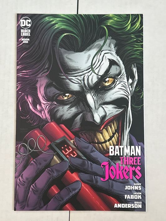 Batman Three Jokers Book One Joker w/TNT Variant Cover DC 2020