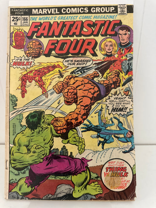 Fantastic Four 166 Marvel 1976