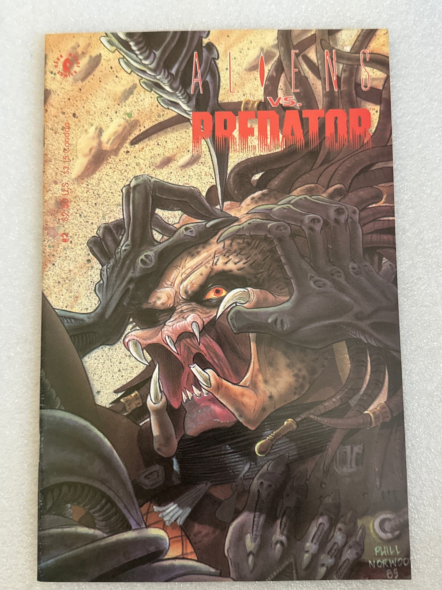 Aliens vs. Predator #2 Dark Horse 1990