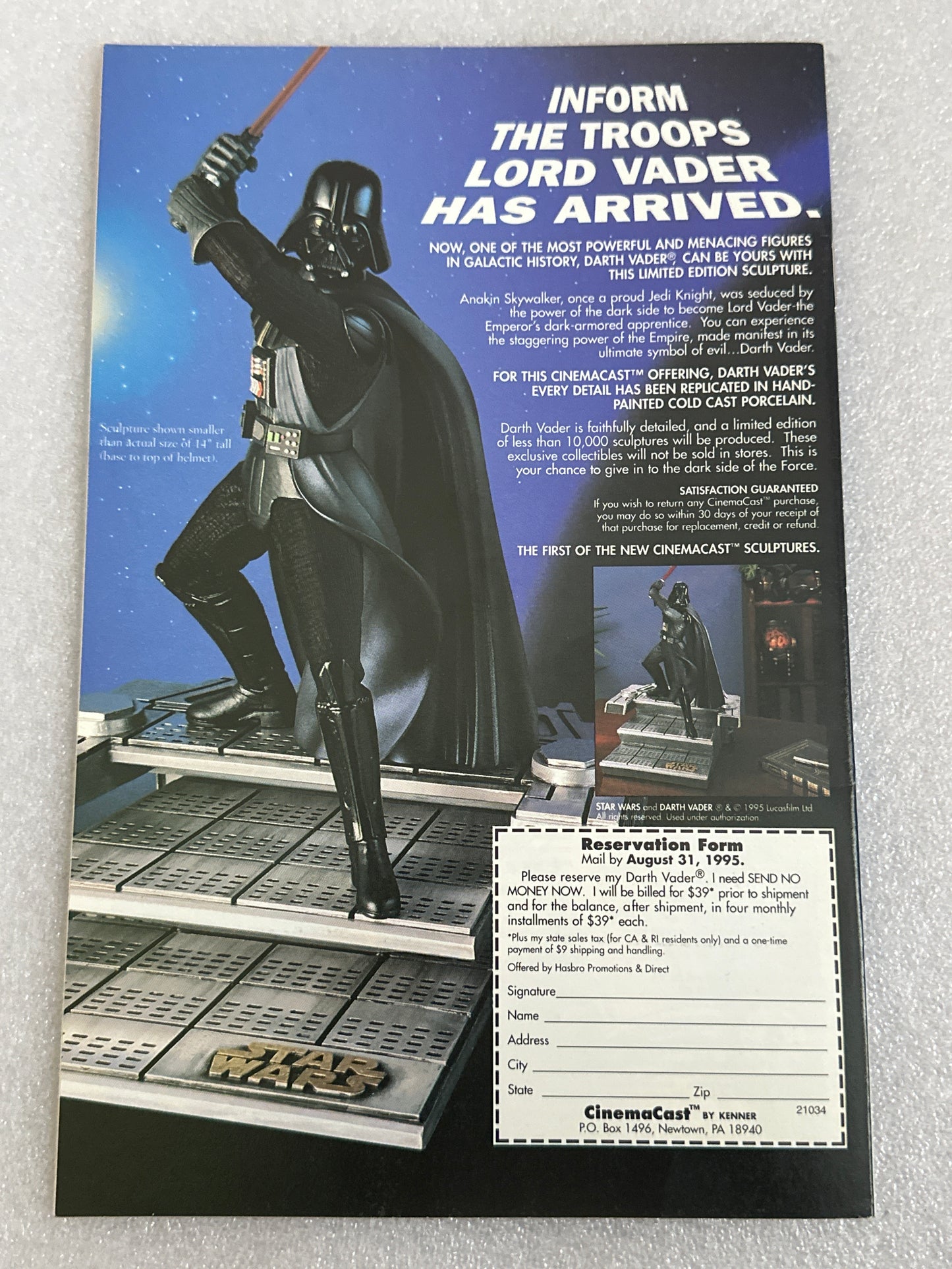 Star Wars X-wing Rougue Squadron #1 Dark Horse 1995