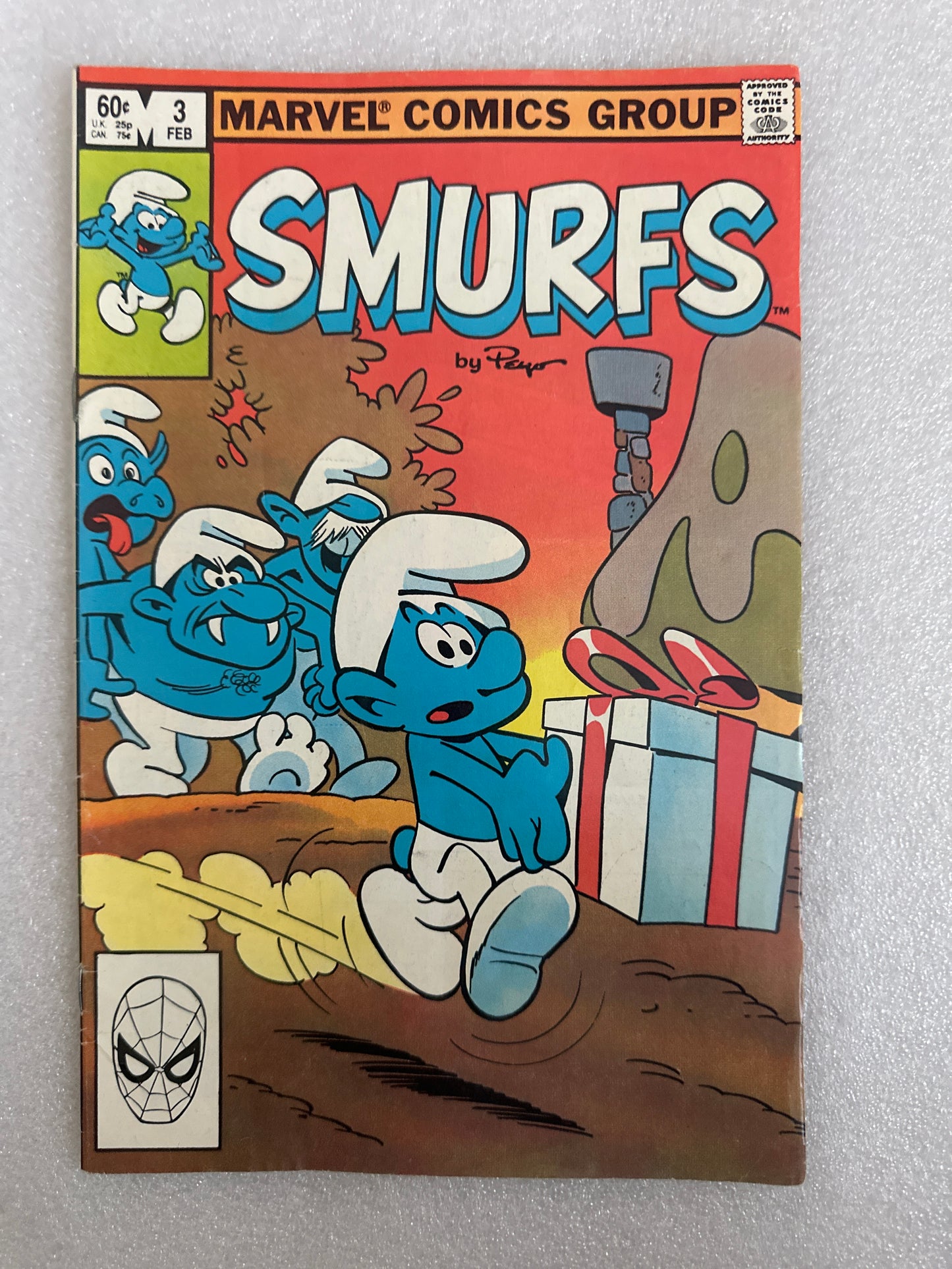 Smurfs #3 Marvel 1982