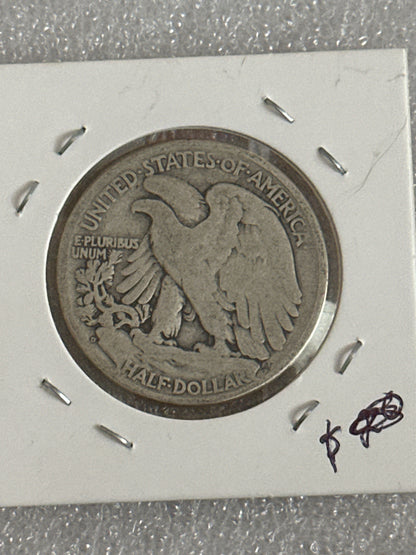 1944 D Walking Liberty Silver Half Dollar