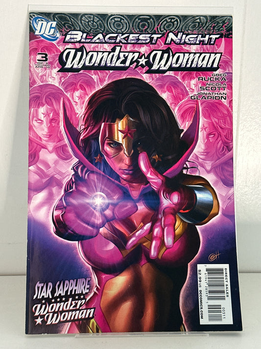 Blackest Night Wonder Woman #3 DC Comics 2010