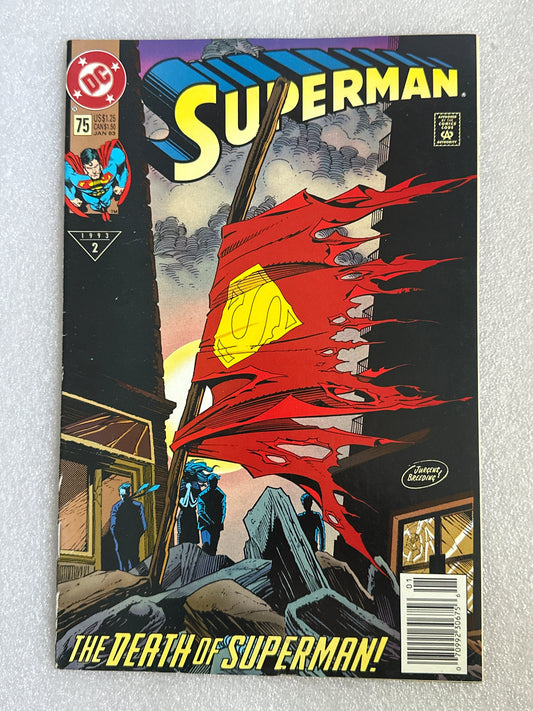 Superman #75 Newsstand DC 1992