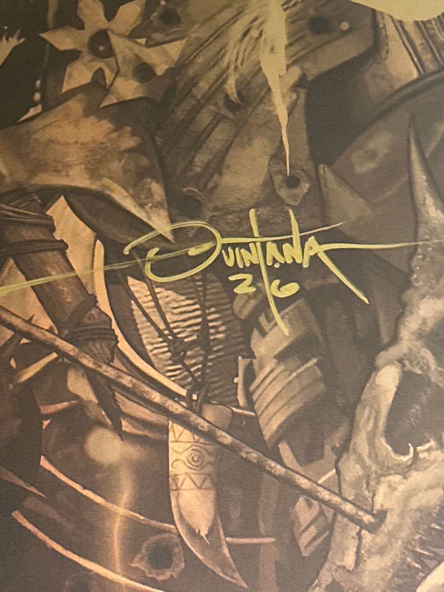 BRZRKR: Light Draws Breath #1 Dan Quintana foil virgin signed Ltd. 1600 Boom Studio 2026