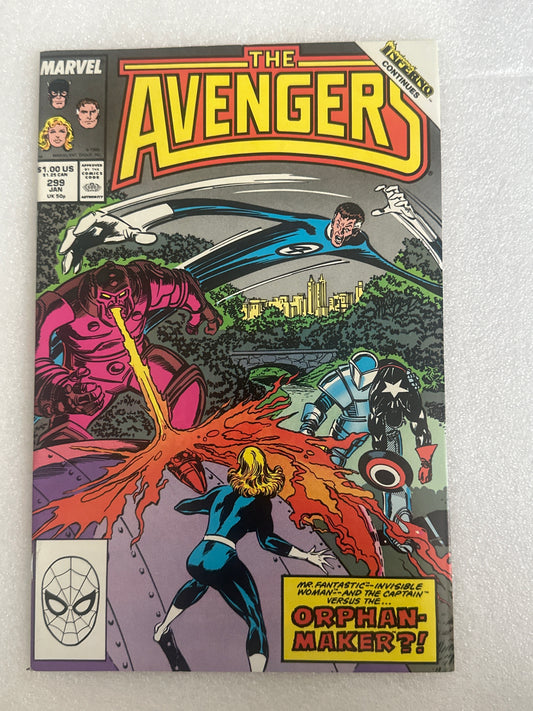 Avengers 299 Marvel 1989