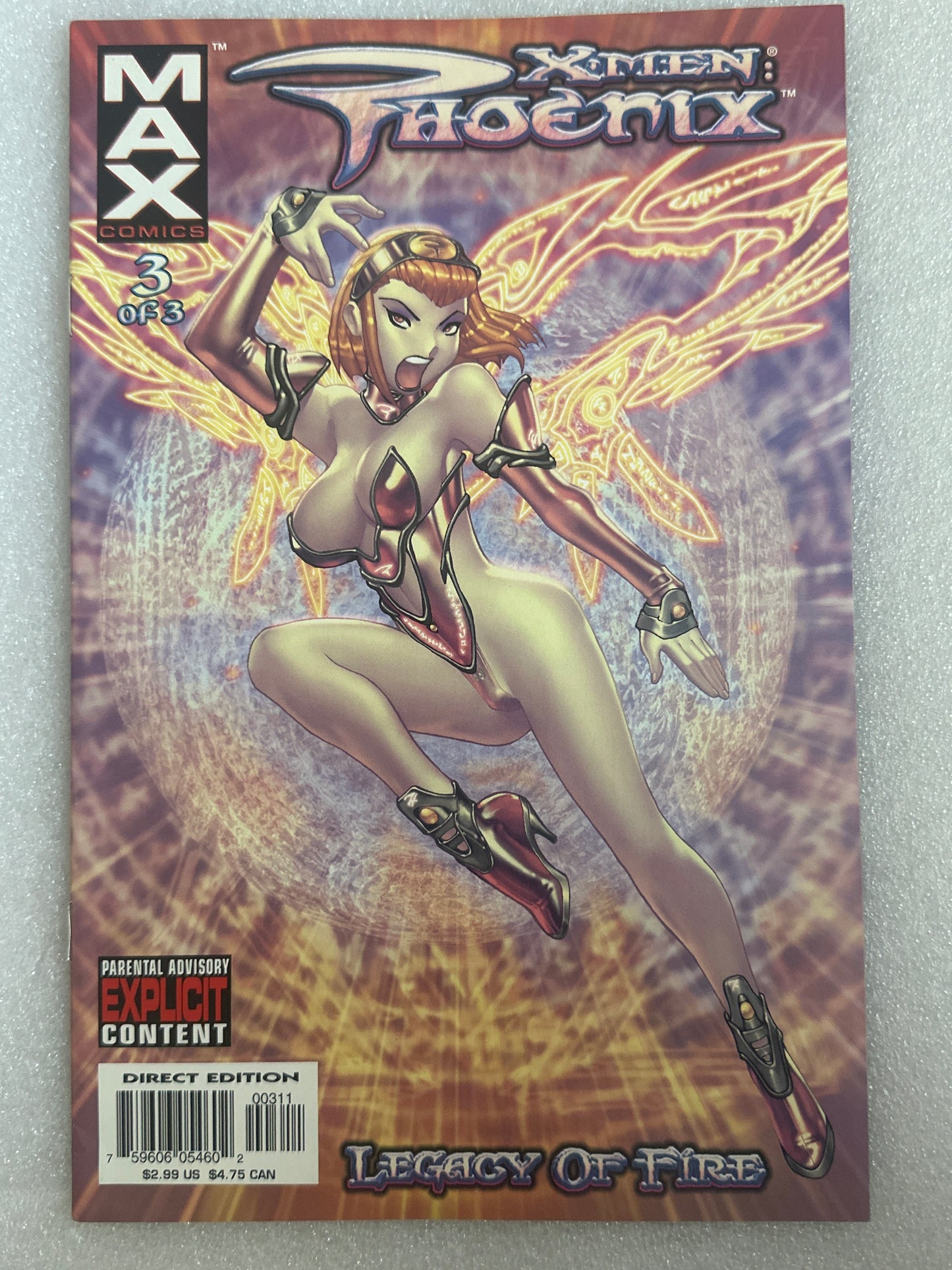 X-Men Phoenix: Legacy of Fire #3 Max/Marvel 2003
