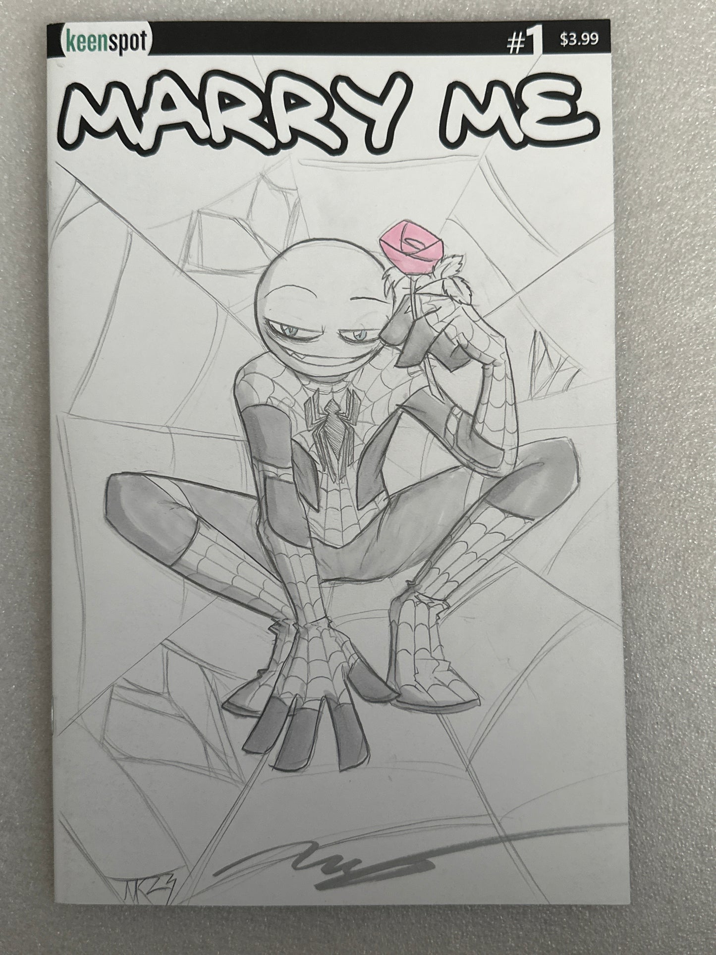 Marry Me #1 Original Sketch Cover Keenspot 2016