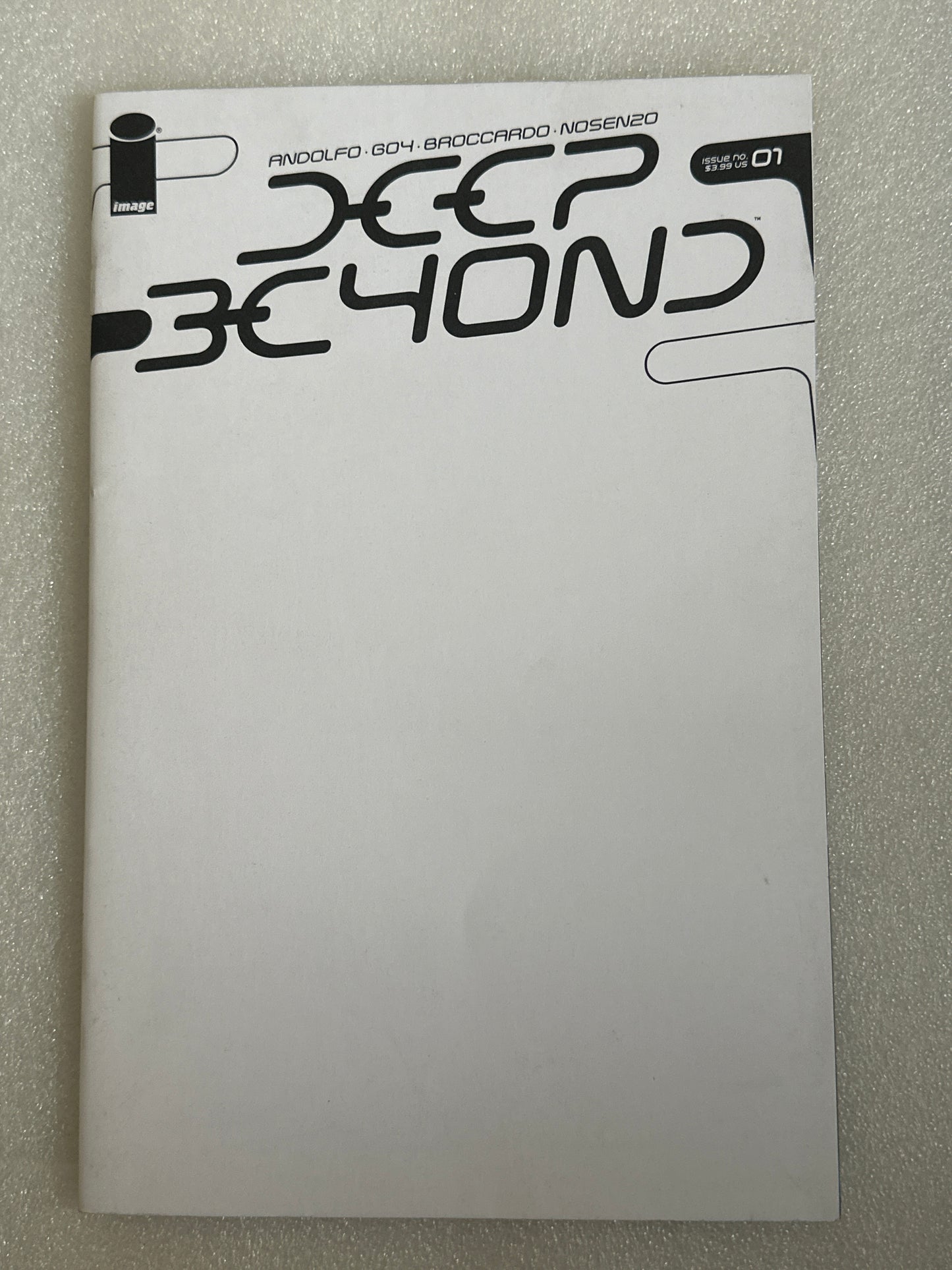 Deep Beyond #1 Blank Variant Cover G Image 2021