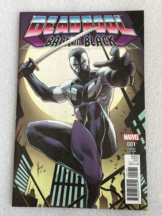 Deadpool Back in Black #1 Variant Marvel 2016