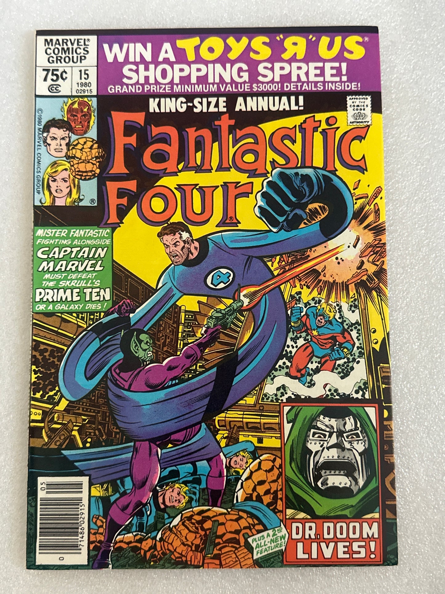 Fantastic Four Annual #15 Newsstand Marvel 1980