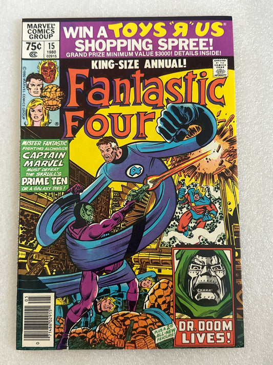 Fantastic Four Annual #15 Newsstand Marvel 1980
