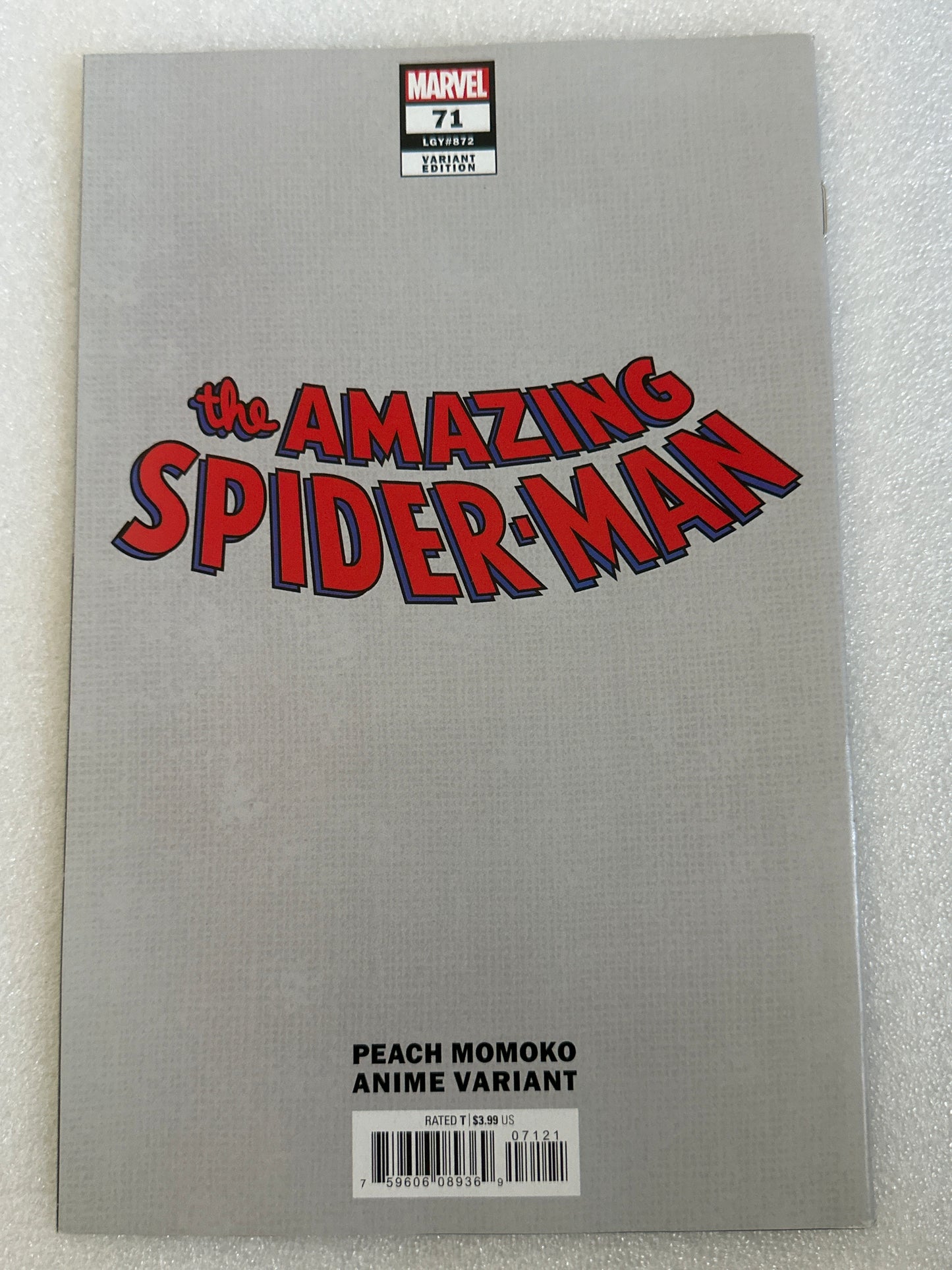Amazing Spider-Man #71 Momoko Variant Marvel 2021