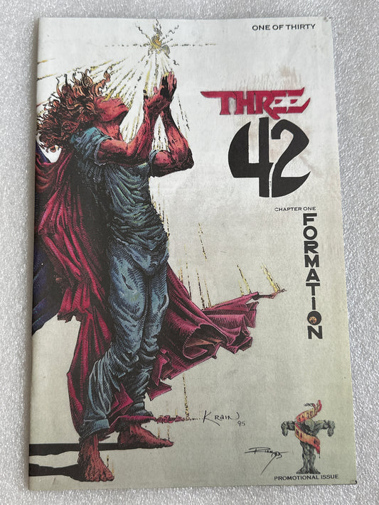 Three 42 #1 First Clayton Crain Comic Special T Comics 1997