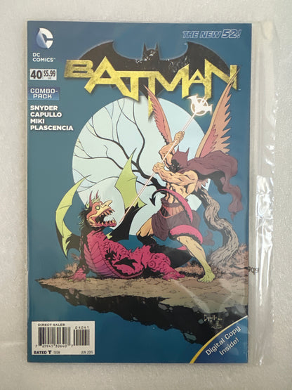 Batman #40 1st Print Combo Pack Variant Sealed Capullo DC 2014